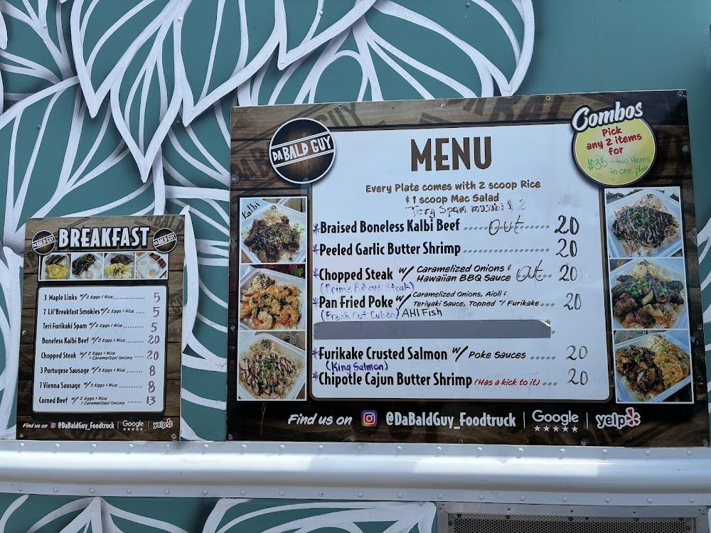 Da Bald Guy Menu image 2