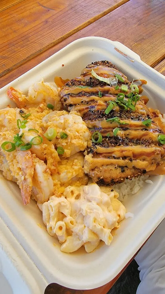 Pan Fried Catch of the Day & Garlic Shrimp